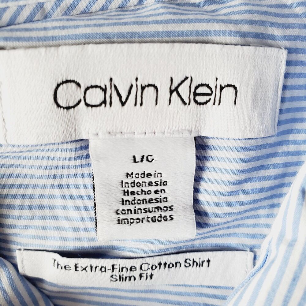 Lot of 3 Men’s Shirts Hollister & Calvin Klein Size Large Long Sleeve GUC - Picture 6 of 14
